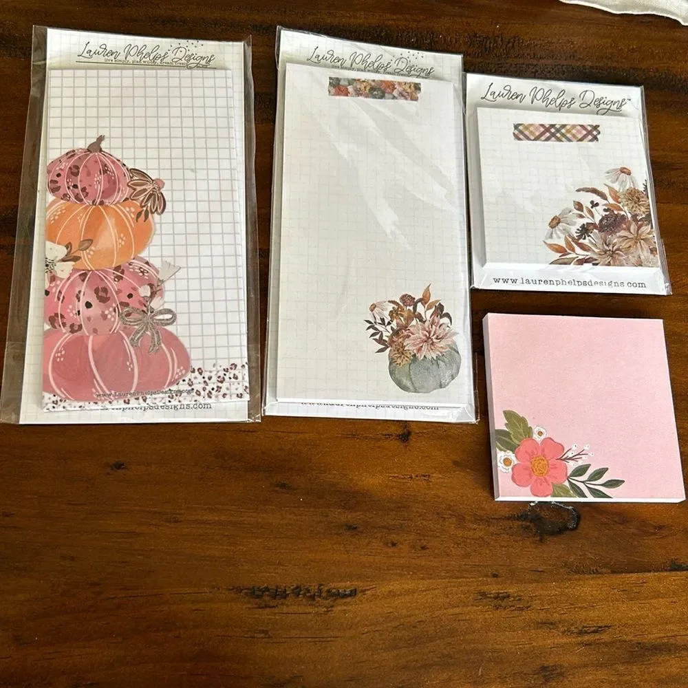 Sticky notes bundle 4 different  sizes and prints